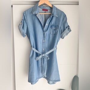 Signature8 Light Blue Denim shirt dress